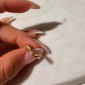 18K Gold Filled Twisted Style Ear Cuff, Everyday Jewelry, Waterproof Tarnish Resistant Hoop Earrings