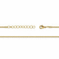 18K Gold Filled 1.5MM Box Chain Necklace, Waterproof Tarnish Resistant Everyday Jewelry 16”