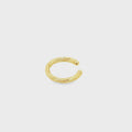 18K Gold Filled Twisted Style Ear Cuff, Everyday Jewelry, Waterproof Tarnish Resistant Hoop Earrings