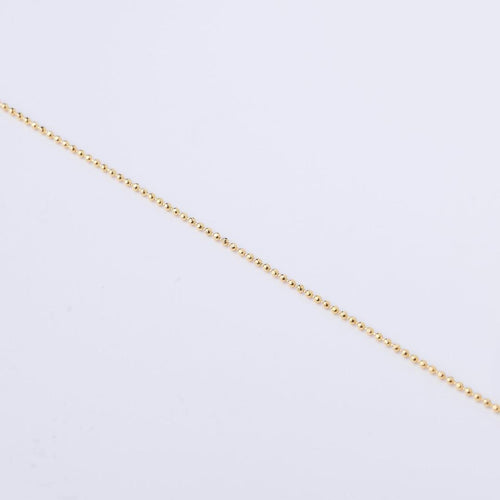 18K Gold Filled 1.2MM Ball Chain Necklace, Waterproof Tarnish Resistant Everyday Jewelry 18”