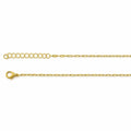 18K Gold Filled Paperclip Chain Necklace, Waterproof Tarnish Resistant Everyday Jewelry 16+2" Inches