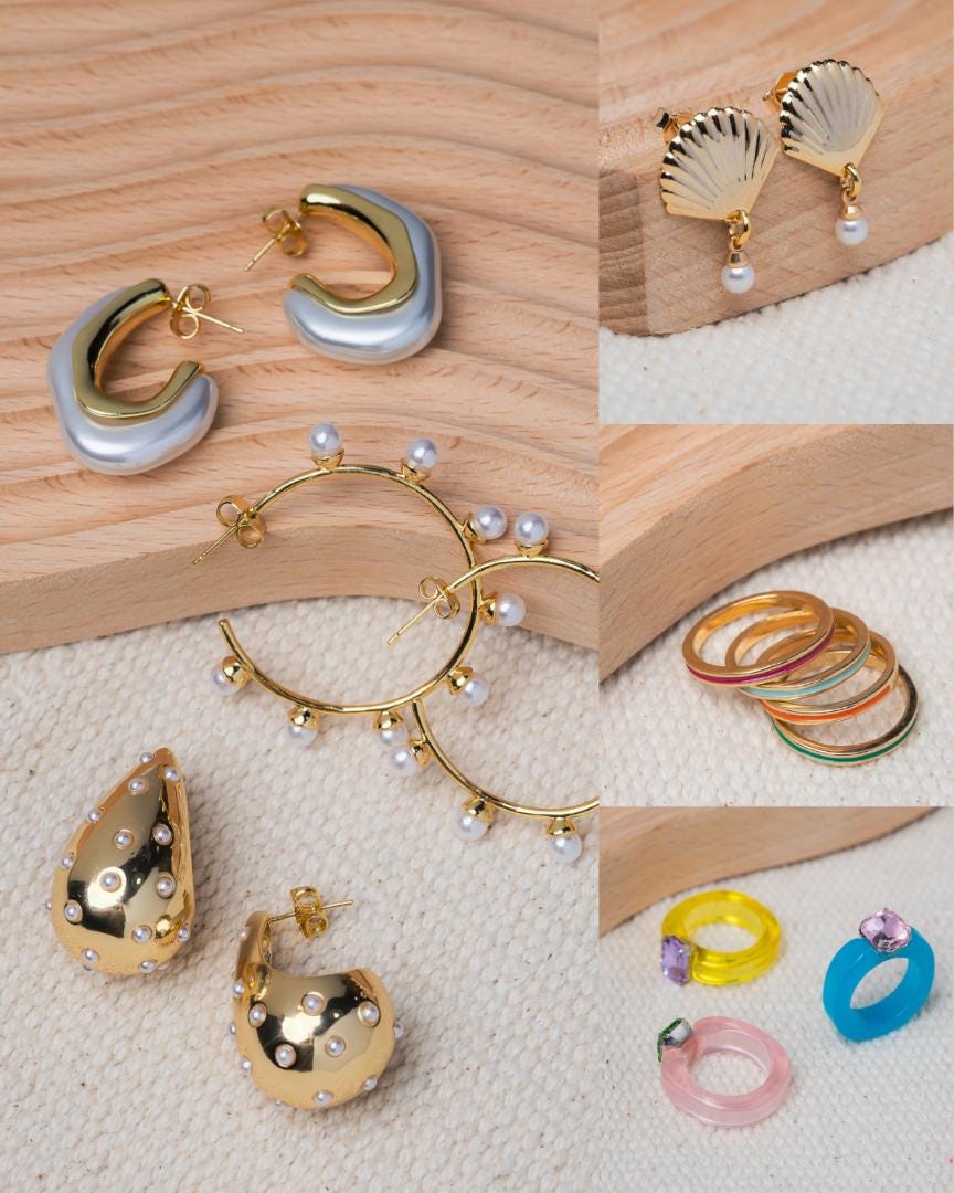 18K Gold Filled Pearl , Everyday Jewelry, Waterproof Tarnish Resistant Hoop Earrings