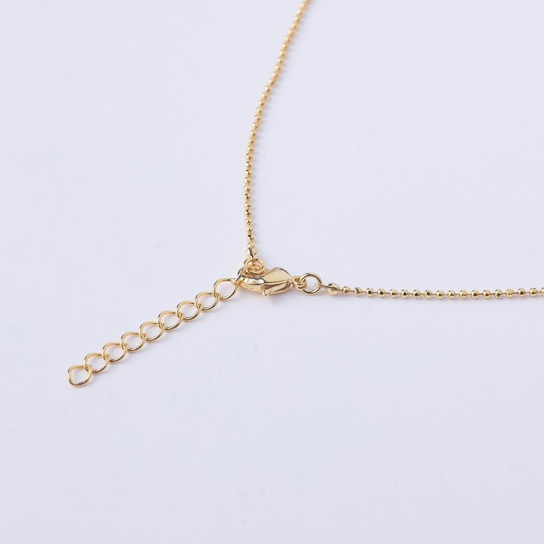 18K Gold Filled 1.2MM Ball Chain Necklace, Waterproof Tarnish Resistant Everyday Jewelry 18”